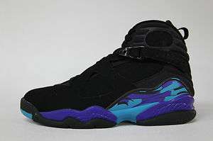 Nike Air Jordan Retro VIII Aquas Size 7 Mens Authentic Sneakers 