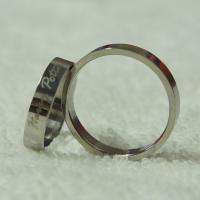 Harry Potter Logo Double Sweetheart Ring Coupled Wedding Rings  