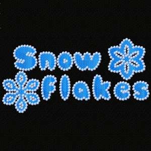 Snowflake Happy New Year Font Machine Embroidery Design  