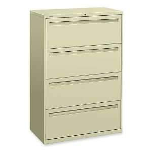   Drawer Lateral File, 42x19 1/4x53 1/4, Light Gray
