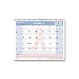   months from January to December. One page per month format offers