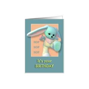  Bunny Hop Birthday Card Toys & Games