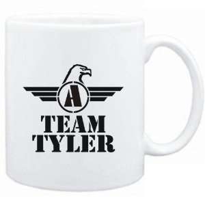  Mug White  Team Tyler   Falcon Initial  Last Names 
