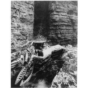  Au Sable Chasm,Keeseville,NY,Table Rock,chasm,1889,boat 