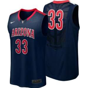  Arizona Wildcats Nike Navy Replica Basketball Jersey 