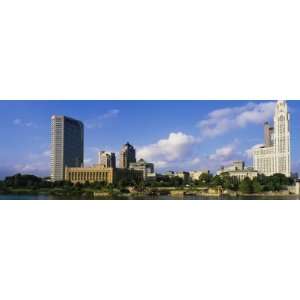  Buildings on the Banks of a River, Scioto River, Columbus 