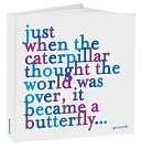 Caterpillar Quote Blue Bound Journal 8x8