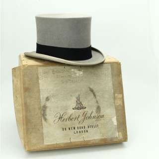 Scott & Co. Vintage Gents Grey Morning Suit Top Hat  