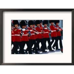  Coldstream Guards on Parade, London, United Kingdom Framed 