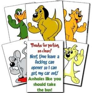PET Peeve Parking Cards (Qty 6)