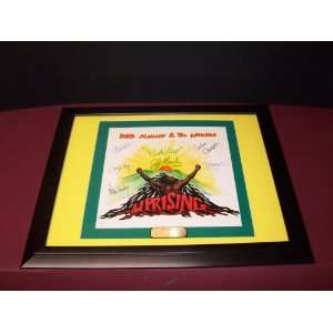  Bob Marley autographed lp 