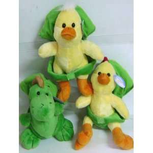  New Easter Plush Doll Forms Into An Egg Duck, Chicken 