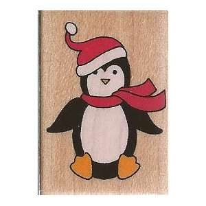  Baby Penguin Wood Mounted Rubber Stamp (A4852) Arts 