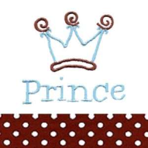  Prince W/crown Choc Blanket By Hayli Bugs Baby