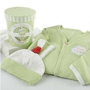    Baby Aspen   A Pint Of Pjs Sleep Time Gift Set   Lime Baby