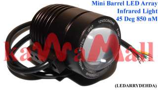 Night Vision IR Infrared LED Light Array Mini Barrel 45  