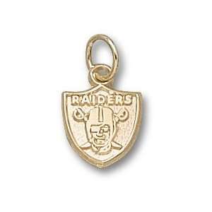  Oakland Raiders Solid 14K Gold Logo 3/8 Pendant Sports 