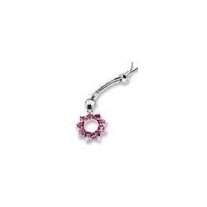 Metal Chain With Pink Crystal Garland Cell Phone Charm for Sanyo cell 