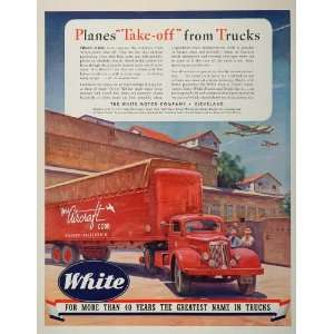   Cleveland Truck Planes WW2 Wartime Transportation   Original Print Ad