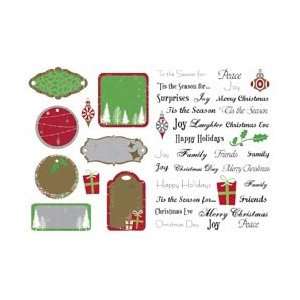  Paper Company Christmas Treasures Matteboard Stickers/Rub 