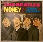 The Beatles   Money / Sure to Fall clear vinyl 45   7 