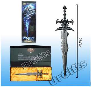 Lich King Arthas Death Knight Metal Alloy FrostMourne Sword Figure 11 