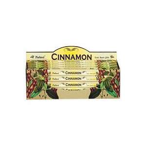  Cinnamon   8 Gram Square Pack   Tulasi Incense