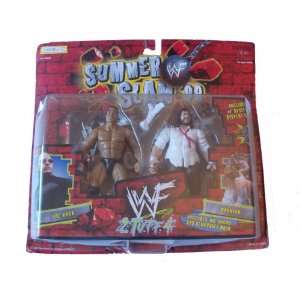 WWF Summer Slam 99 2 Tuff 4 The Rock/Mankind By Jakks 1999 