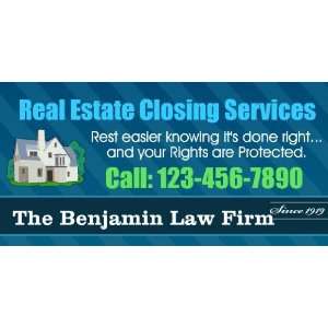 3x6 Vinyl Banner   Real Estate Law Firm 