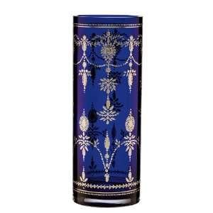Marchesa Crystal Empire Pearl Indigo Tall Vase 12  