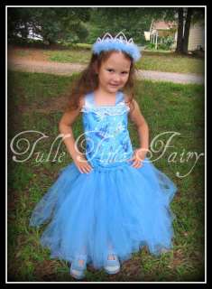 Princess Cinderella corset tutu dress tiara 12 mo   5/6  