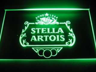 Stella Artois Logo Beer Bar Pub Store Light Sign Neon W3201 NEW  