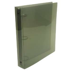  Smoke Gray Glass Twill Grid 1.5 Inch Binders   Sold 