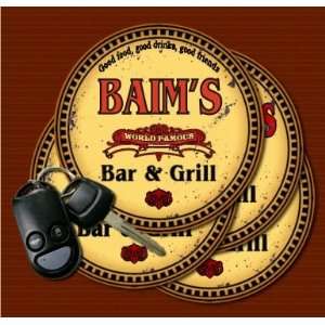  BAIMS Family Name Bar & Grill Coasters