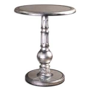  Uttermost 24003 Baina Table in Brushed Silver