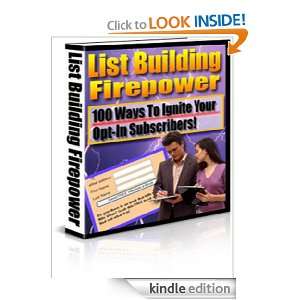 List Building Firepower Anonymous  Kindle Store