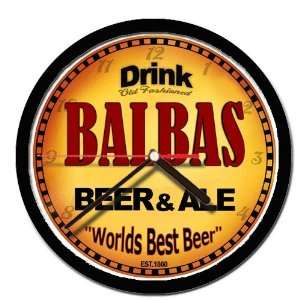  BALBAS beer and ale wall clock 