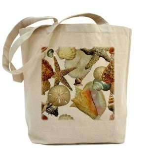  Seashell Art Tote Bag by  