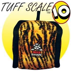 Tuffys Tuffys MEGA SQUARE BALL Big Dog Toy Tiger Print  