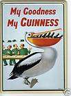 GUINNESS GUINNESS PELICAN COLLECTIBLE MINI TIN SIGN OUT