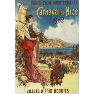  1902 CARNIVAL CARNAVAL NICE PARIS LYON FRENCH LARGE 