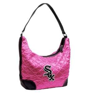  MLB Chicago White Sox Pink Quilted Hobo
