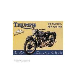  Triumph Thunderbird Motorcycle Sign