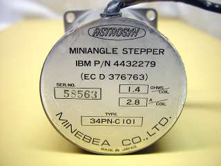 Minebea Astrosyn 34PN C101 Miniangle Stepper Motor 4432279 1.4 Ohms 2 