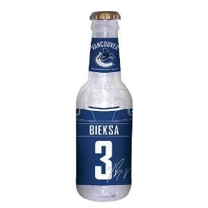   Canucks Kevin Bieksa Beer Bottle Coin Bank