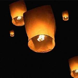  Flying Chinese Lanterns   Pack of 10 Patio, Lawn & Garden
