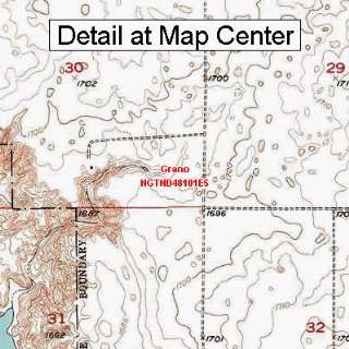  USGS Topographic Quadrangle Map   Grano, North Dakota 