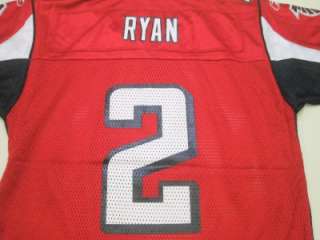 NFL Reebok Atlanta Falcons Matt Ryan Youth On Field Jersey Red *NEW 