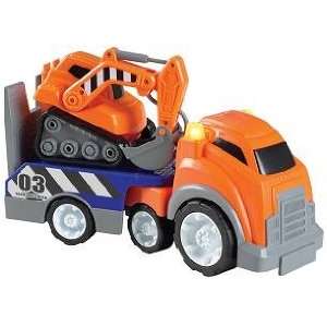  Mega Trucks Bulldozer and Transporter Toys & Games