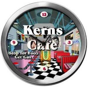  KERNS 14 Inch Cafe Metal Clock Quartz Movement Kitchen 